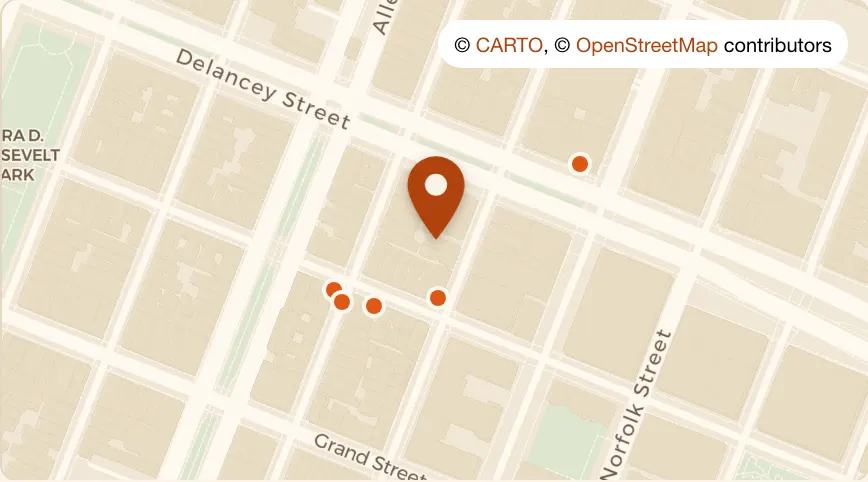 Map: 87 Ludlow at 87 Ludlow St, Lower East Side