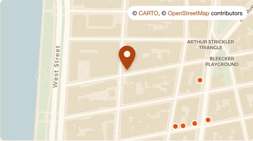 Map: Automatic Slim’s at 733 Washington St, West Village