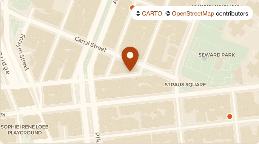 Map: Bacaro at 136 Division Street, Chinatown