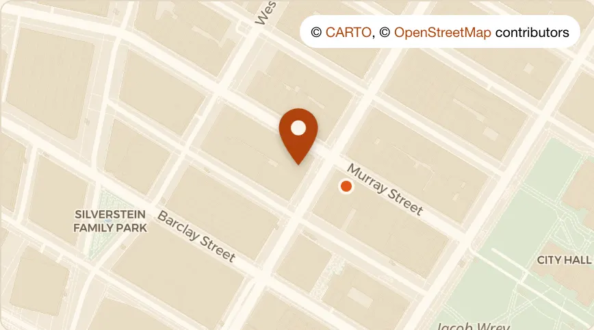 Map: Burger Village at 120 Church St, Tribeca