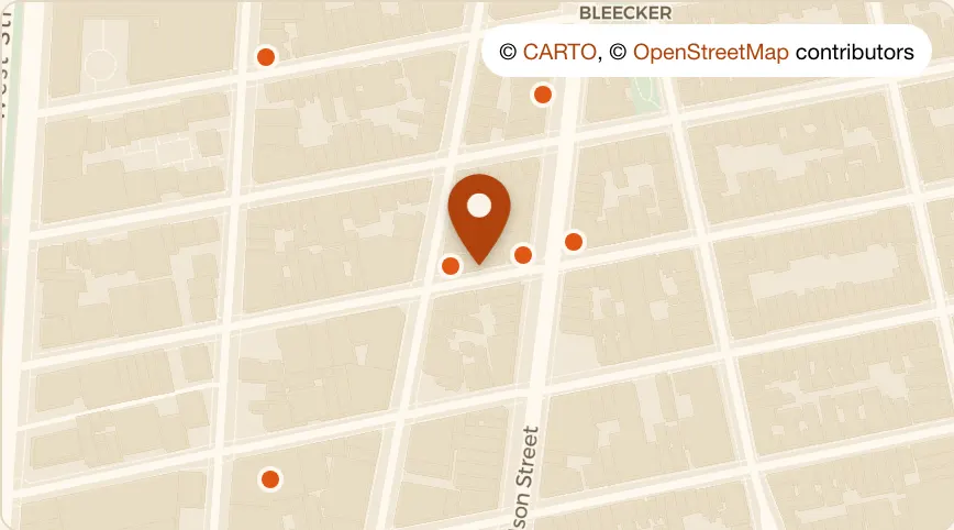 Map: Canto West Village at 117 Perry St, West Village