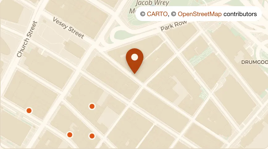Map: Da Claudio at 21 Ann St, Financial District