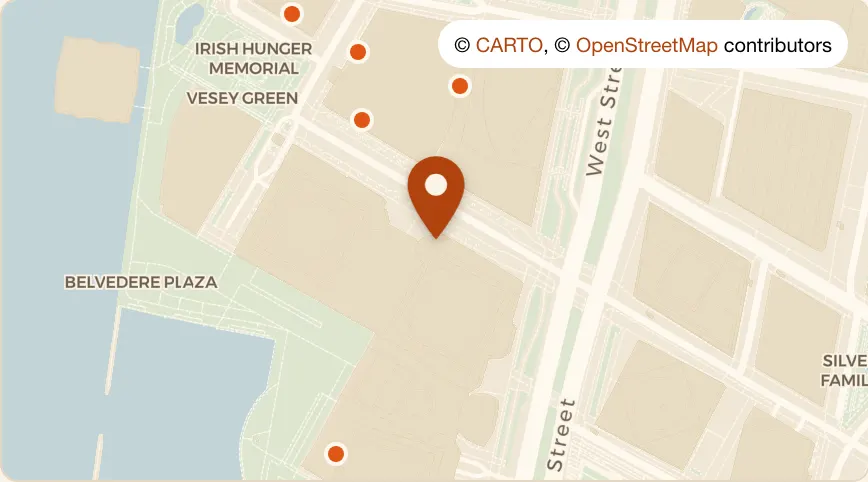 Map: Del Frisco's Grille at 250 Vesey St, Battery Park City