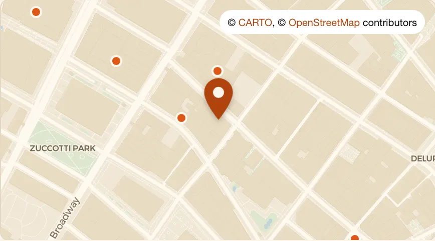 Map: Hide Rooftop at Artezen Hotel Lobby Entrance, Financial District