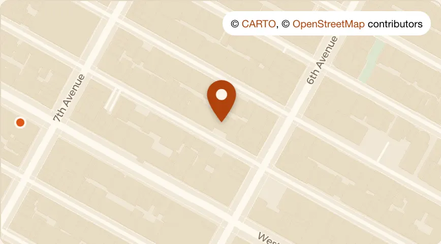 Map: Lulla NYC at 113 W 24th St, Chelsea