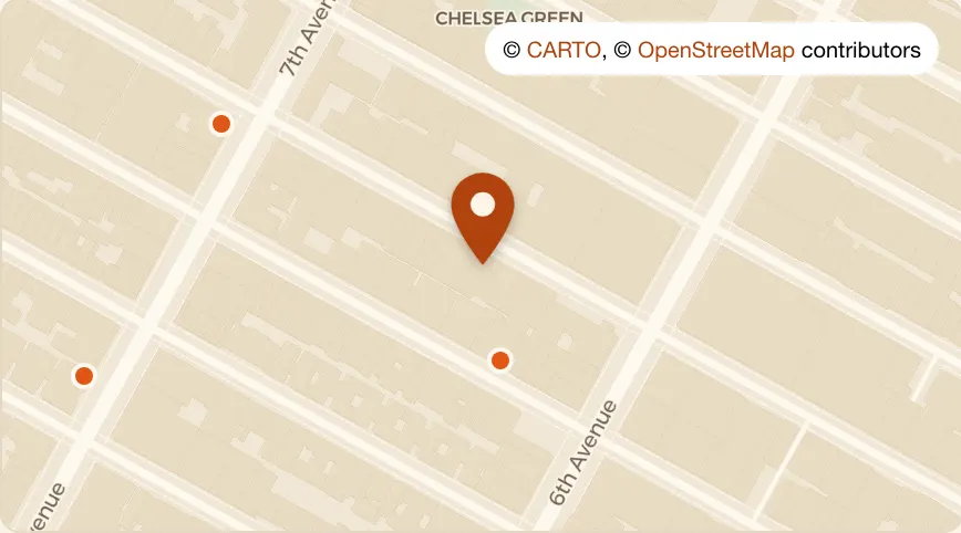 Map: Portale at 126 W 18th St, Chelsea