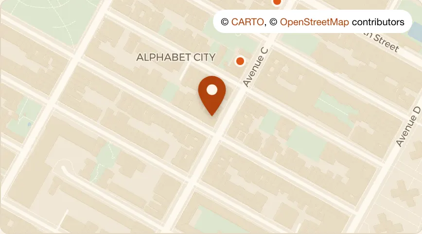 Map: San Loco at 111 Loisaida Ave, East Village