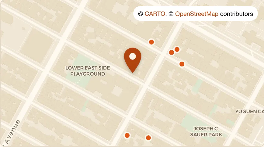 Map: Smør at 441 East 12th Street, East Village
