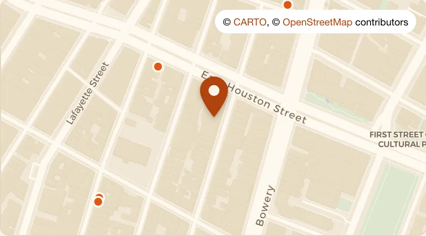 Map: Tacombi at 267 Elizabeth St, Nolita