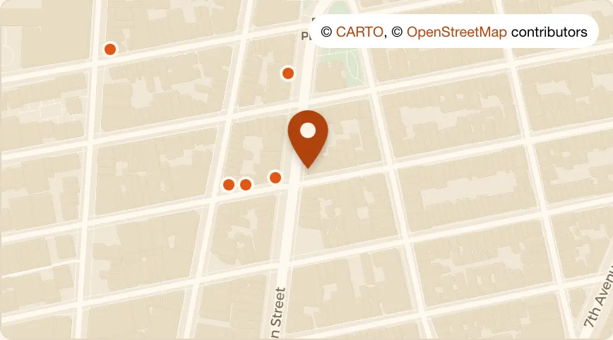 Map: The C Cafe & Wine at 552 Hudson St, West Village