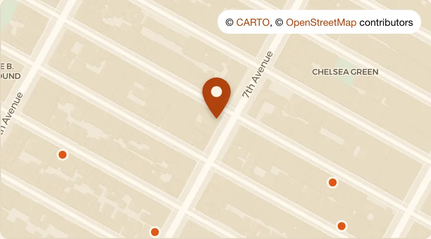 Map: The Eighth at 132 7th Ave, Chelsea