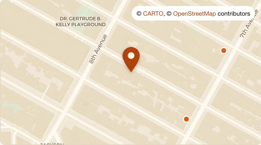 Map: The Grey Dog - Chelsea at 242 W 16th St, Chelsea